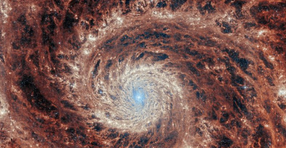 Descubren una enorme galaxia espiral de «gran diseño» apenas mil millones de años después del Big Bang